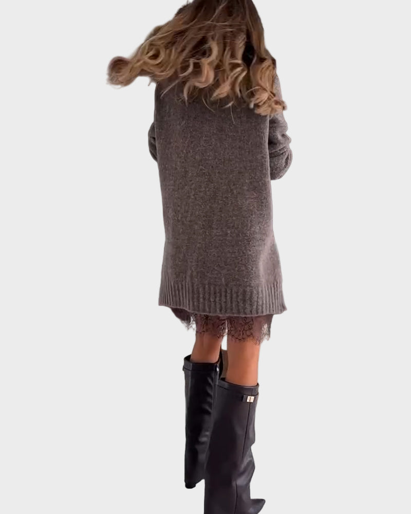 Noemi | Conjunto Casual de Dos Piezas con Cuello Alto