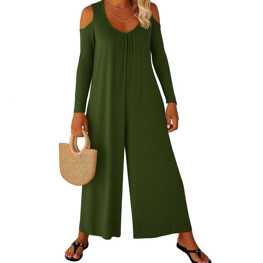 Vanya | Mono Elegante con Hombros Descubiertos