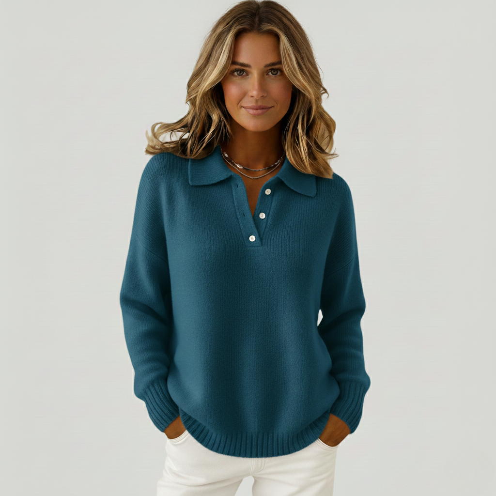 Ariadna | Suéter Suave con Cuello
