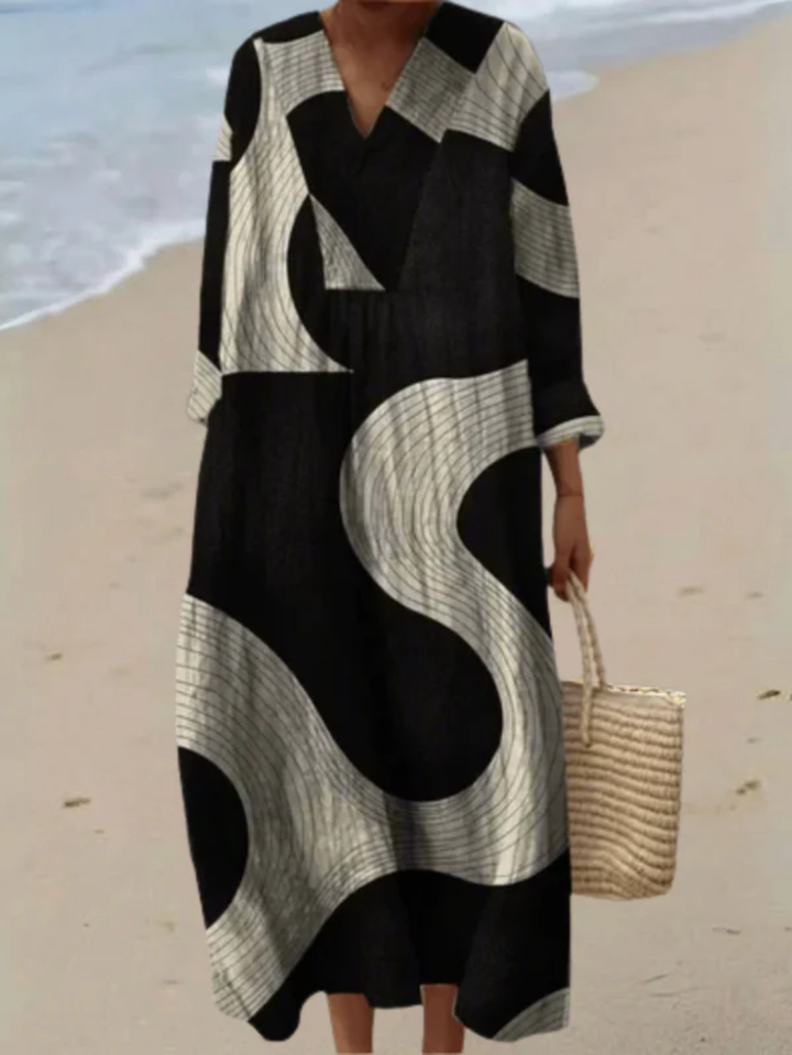 Sophia | Abito maxy estivo con stampa