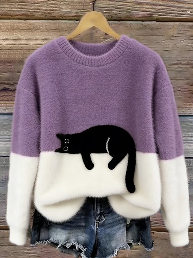 Arantzá | Sudadera para Mujer con Motivo de Gato