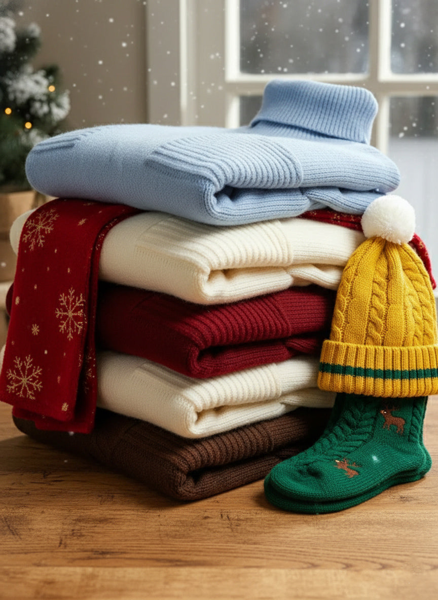 Jana | Vestido de punto femenino con cuello alto