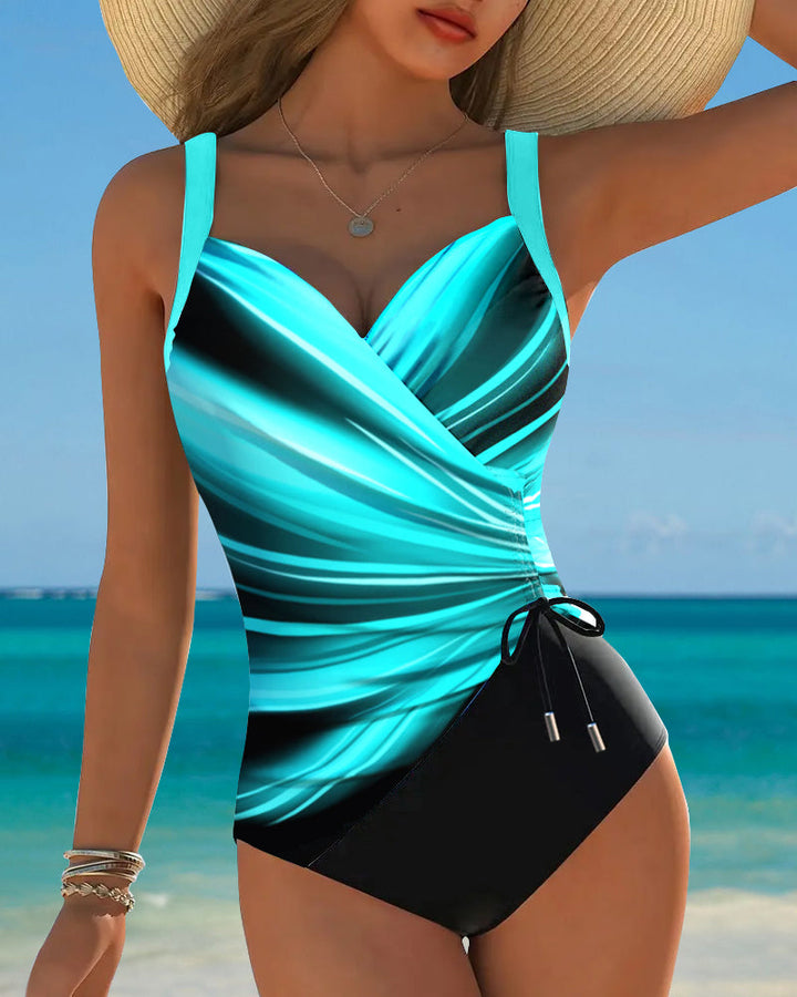 Chloe | Costume intero in colori a contrasto