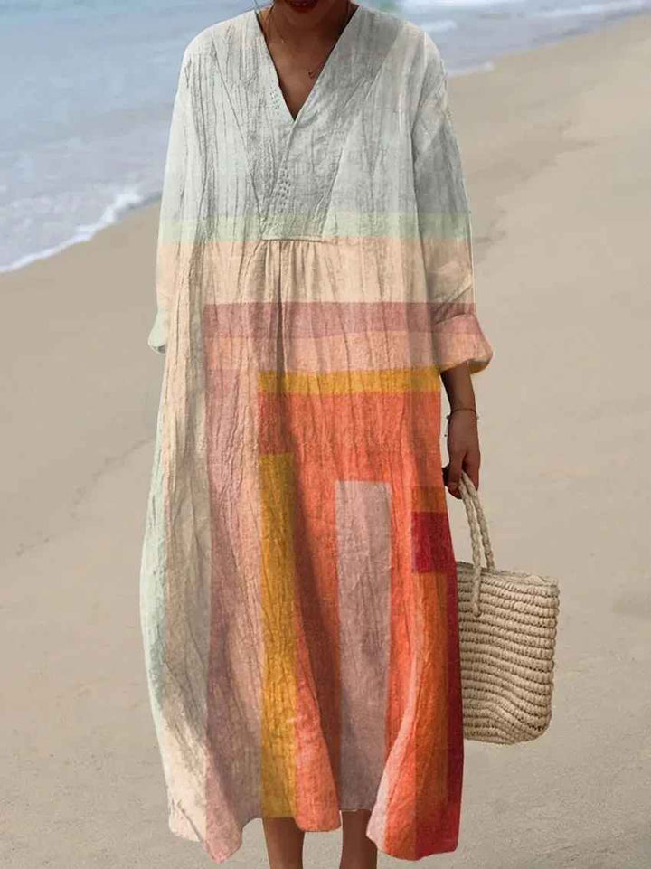 Sophia | Abito maxy estivo con stampa