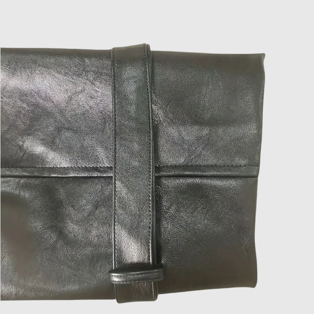 Adelina | Abrigo de Cuero con Botones