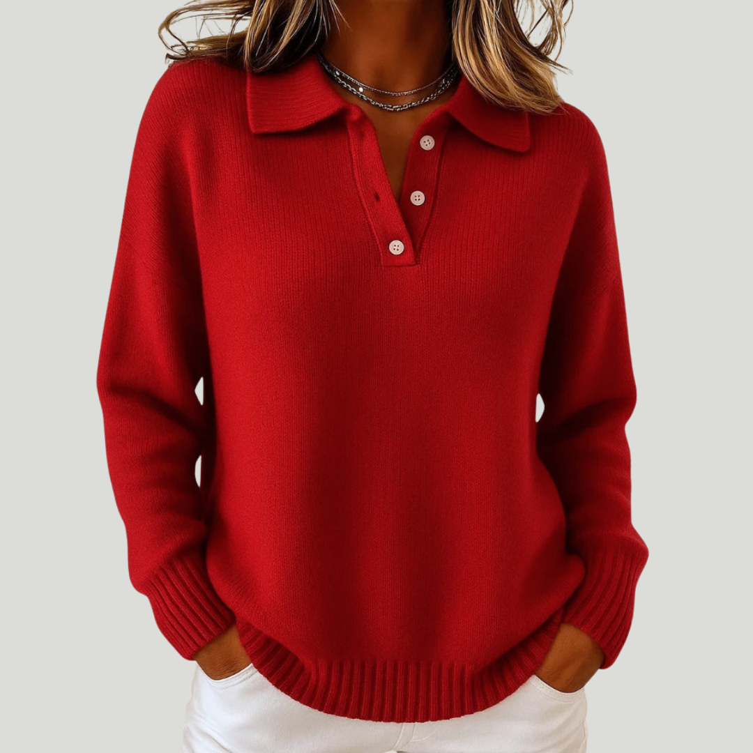 Ariadna | Suéter Suave con Cuello