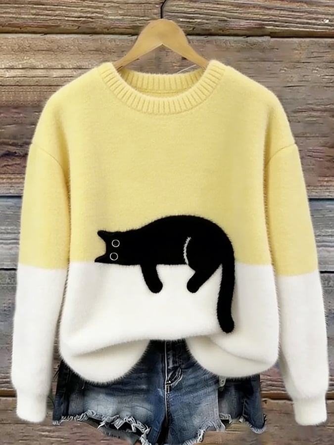 Arantzá | Sudadera para Mujer con Motivo de Gato
