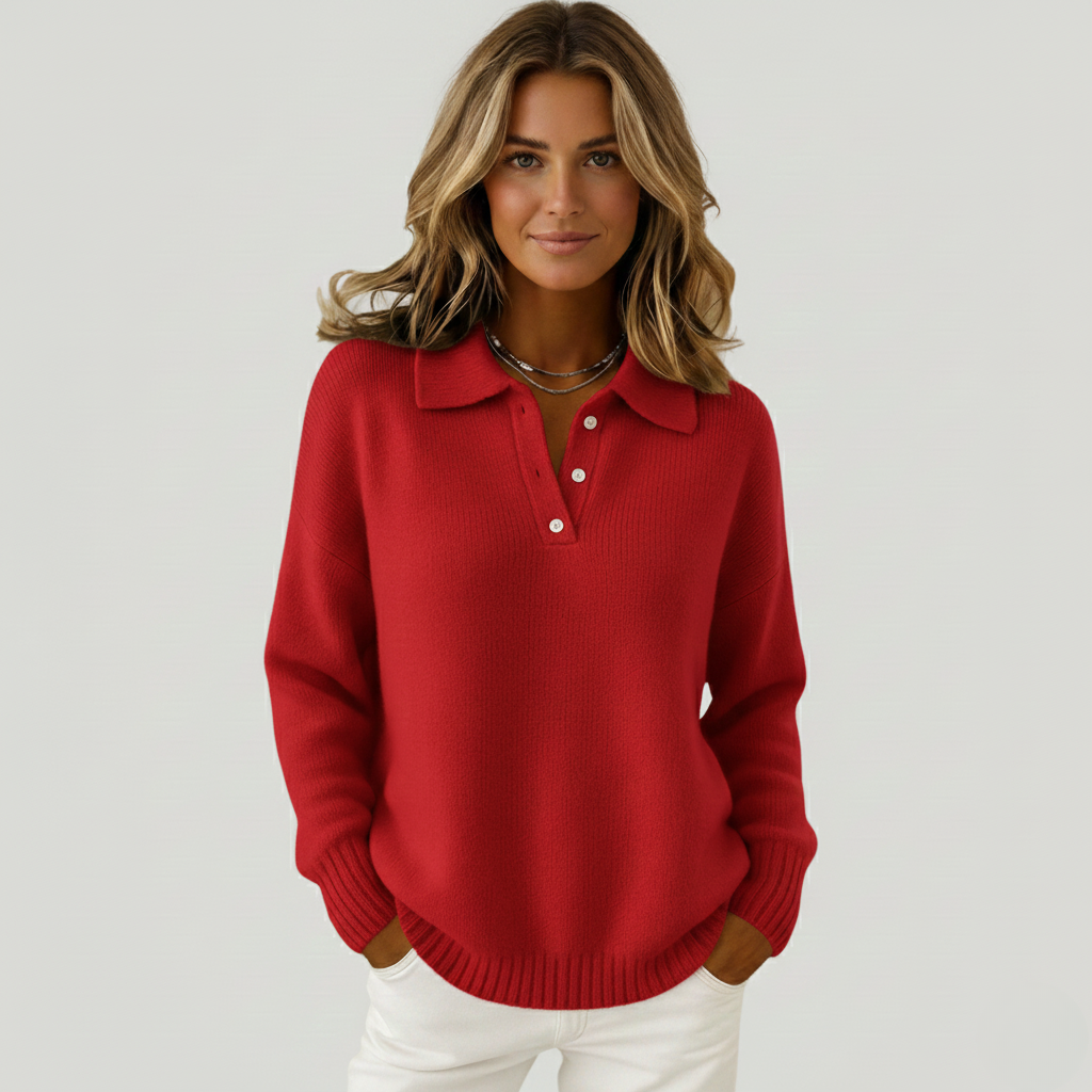 Ariadna | Suéter Suave con Cuello