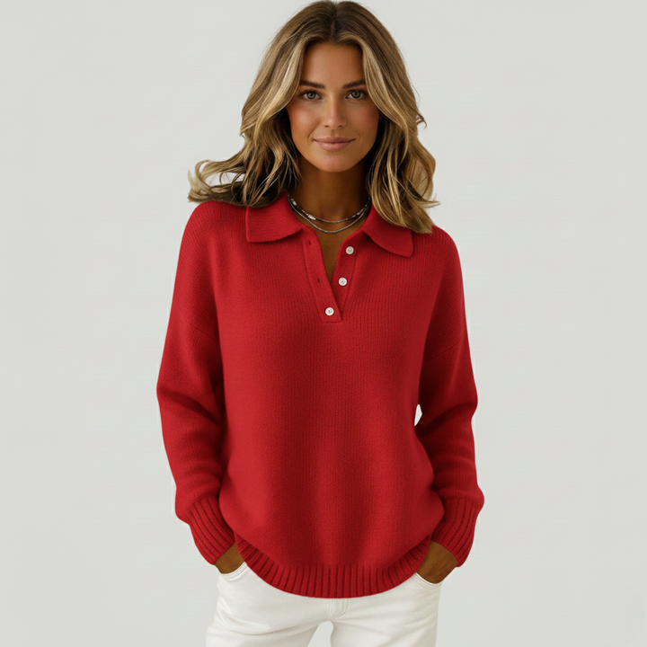 Ariadna | Suéter Suave con Cuello