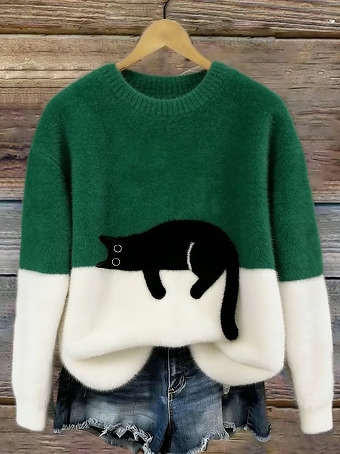 Arantzá | Sudadera para Mujer con Motivo de Gato