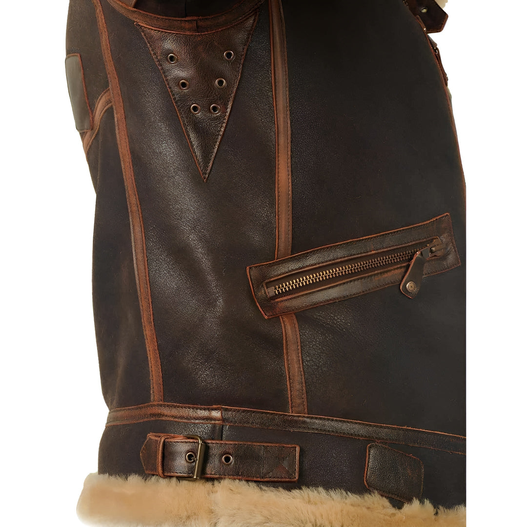 Jean | Chaqueta de piloto cálida