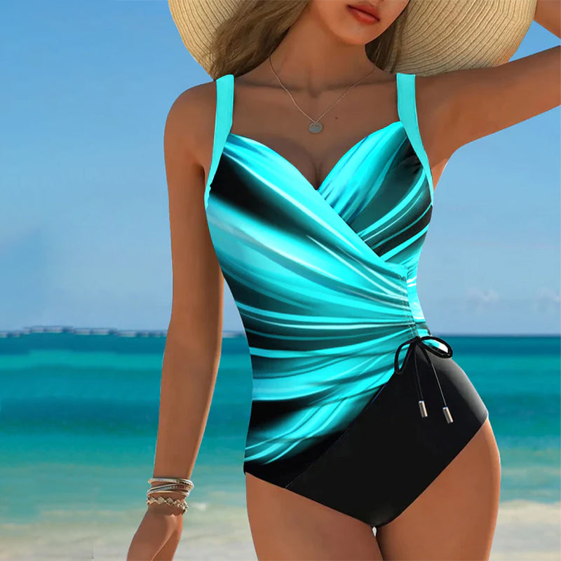 Chloe | Costume intero in colori a contrasto