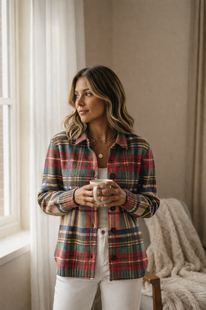 Mila | Blusa a cuadros