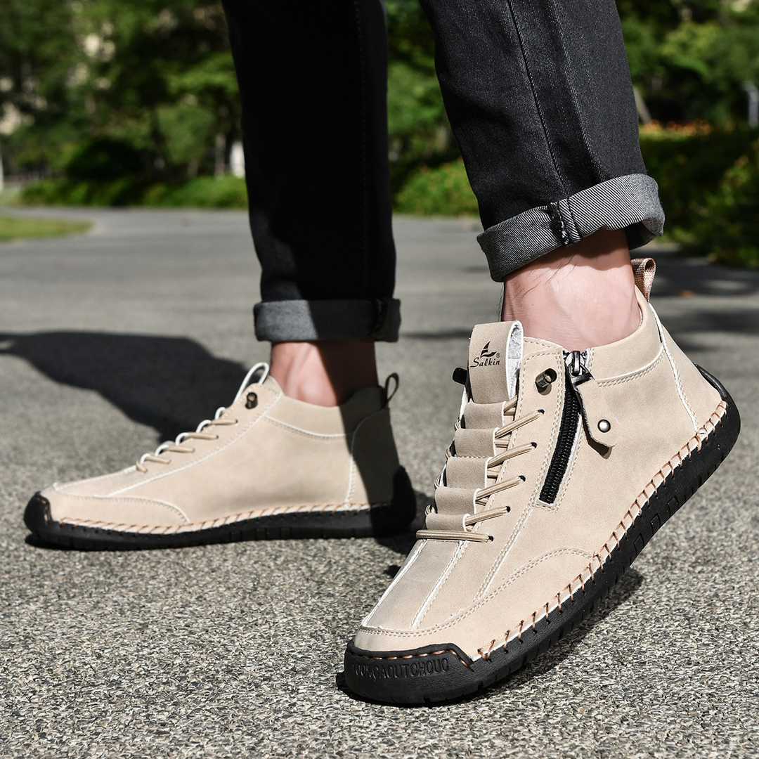 Keaton | Zapatos de Nubuck con Cremallera para Hombre