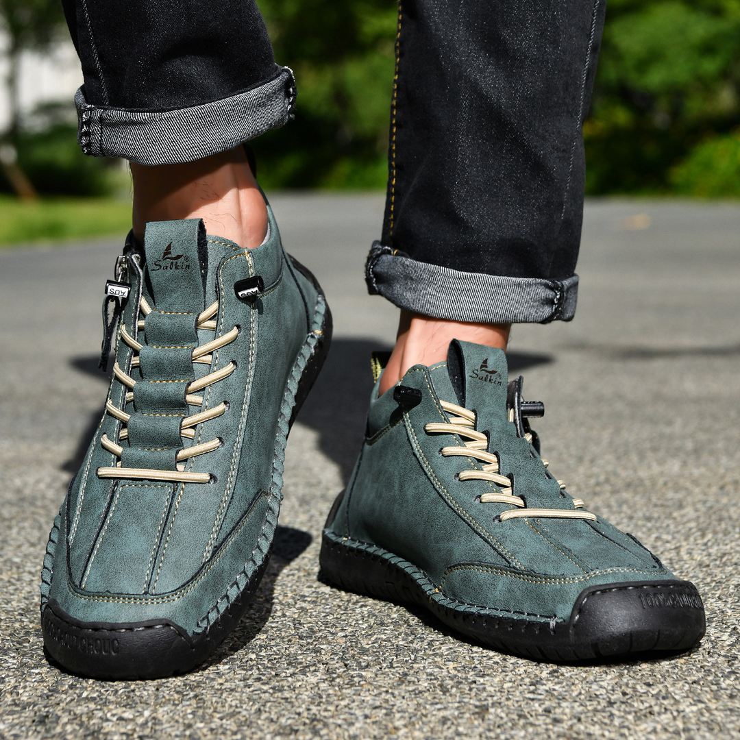 Keaton | Zapatos de Nubuck con Cremallera para Hombre