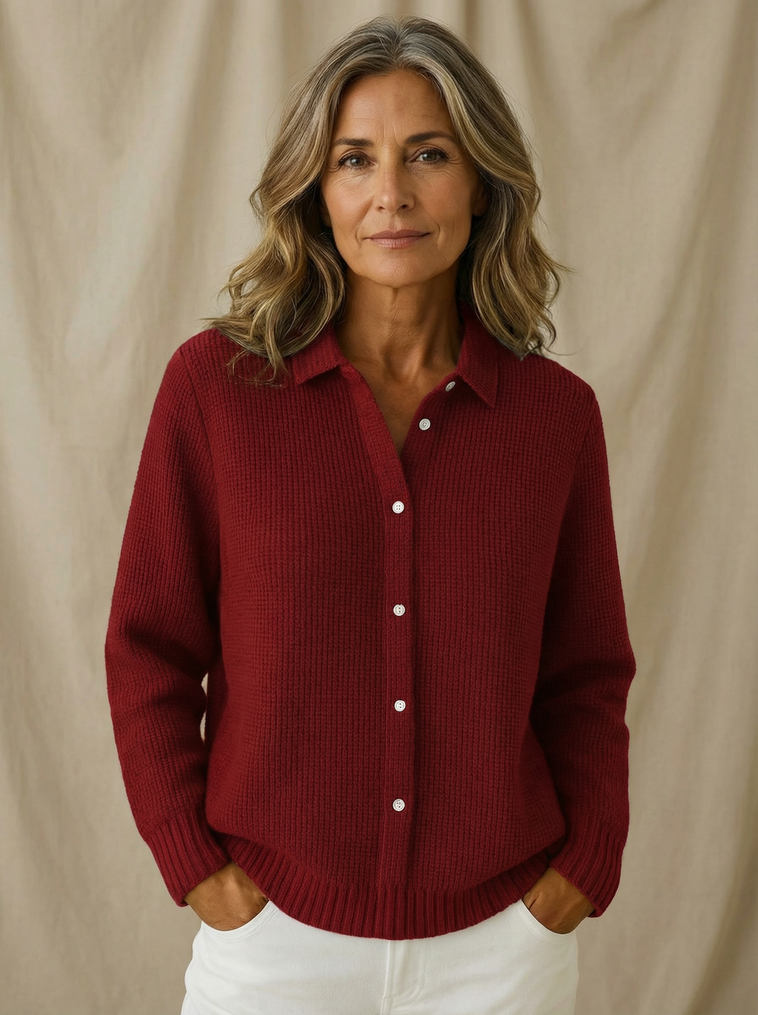 Dayana | Cárdigan de Punto con Botones