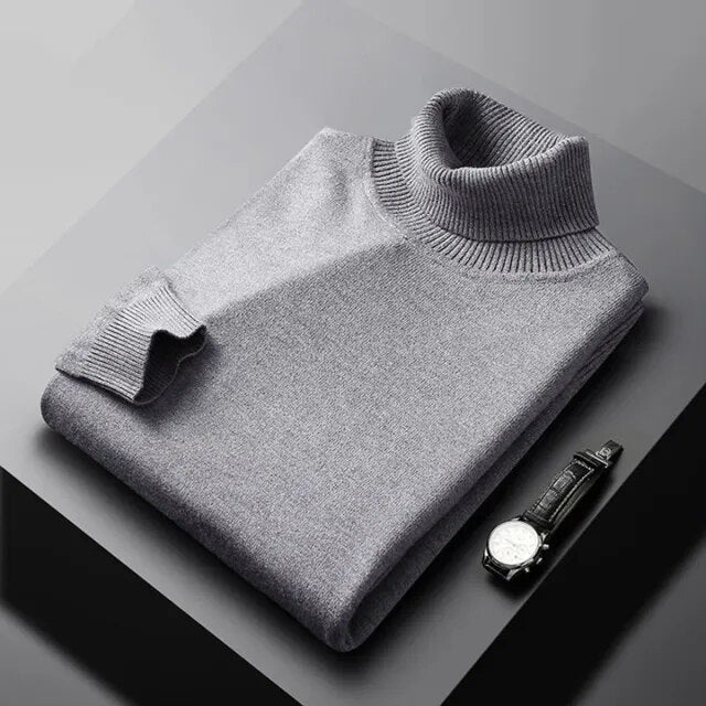 Armando | Suéter de Cashmere con Cuello Alto