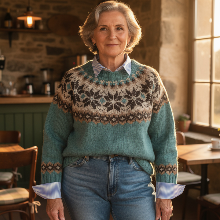 Elara | Suéter Vintage Tejido Elegante