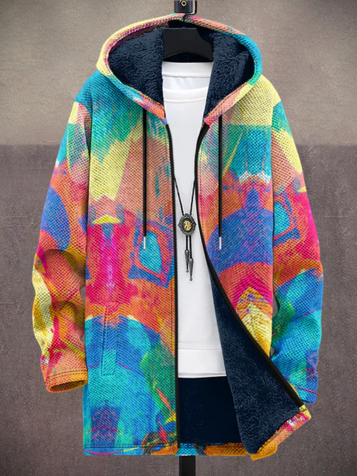 Tiarna™ - Sudadera con capucha de lujo inspirada en el arte con cremallera