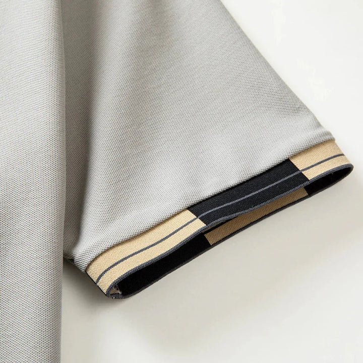 Axton | Polo Con Acabados en Contraste