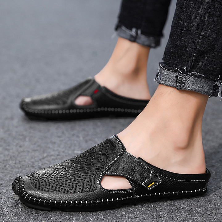 Brodie | Sandalias de Cuero Transpirables