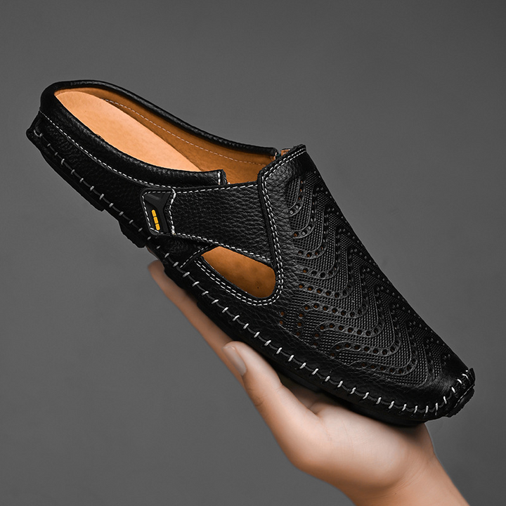 Brodie | Sandalias de Cuero Transpirables