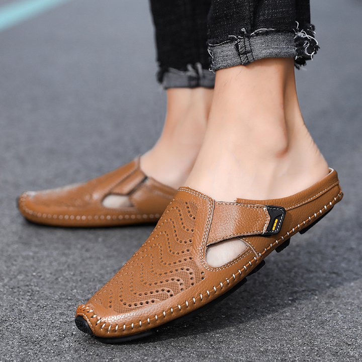 Brodie | Sandalias de Cuero Transpirables