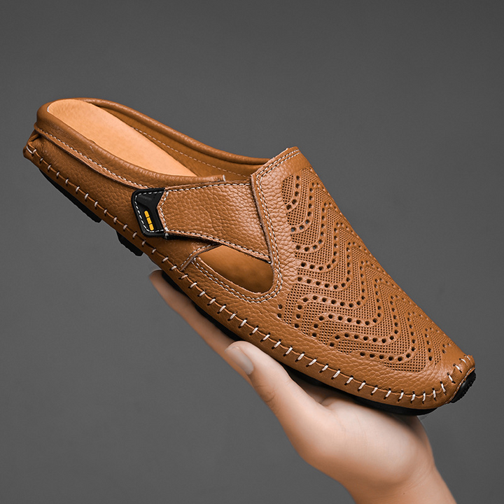 Brodie | Sandalias de Cuero Transpirables