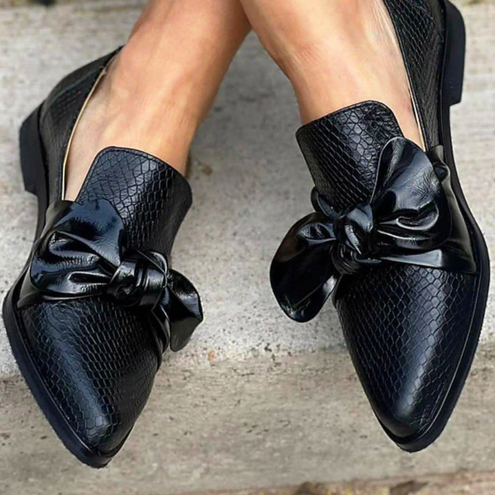 Samara | Mocasín con Detalle de Lazo