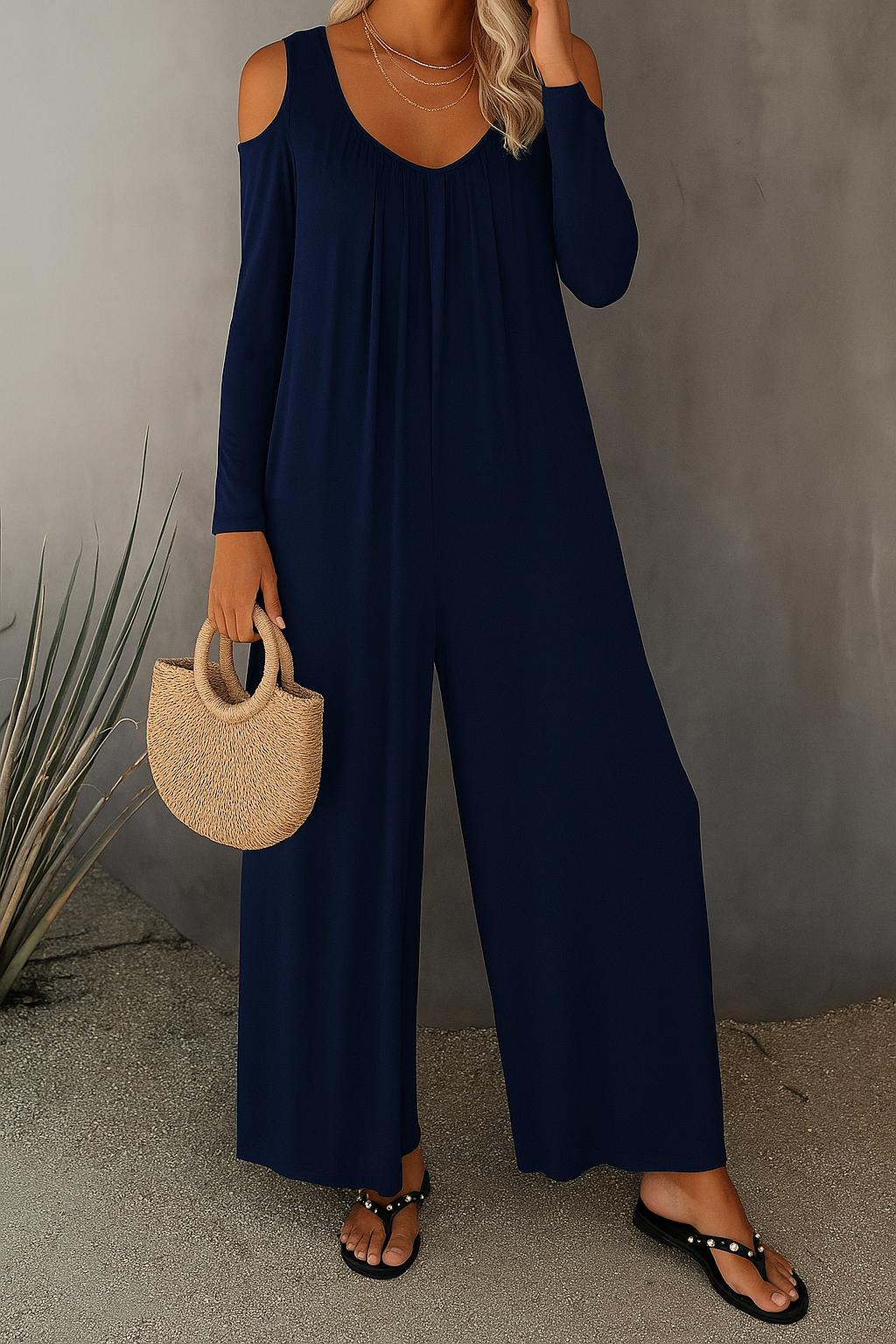 Vanya | Mono Elegante con Hombros Descubiertos