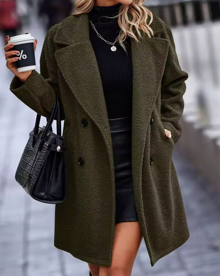 Milena | Abrigo Elegante Estilo Bouclé