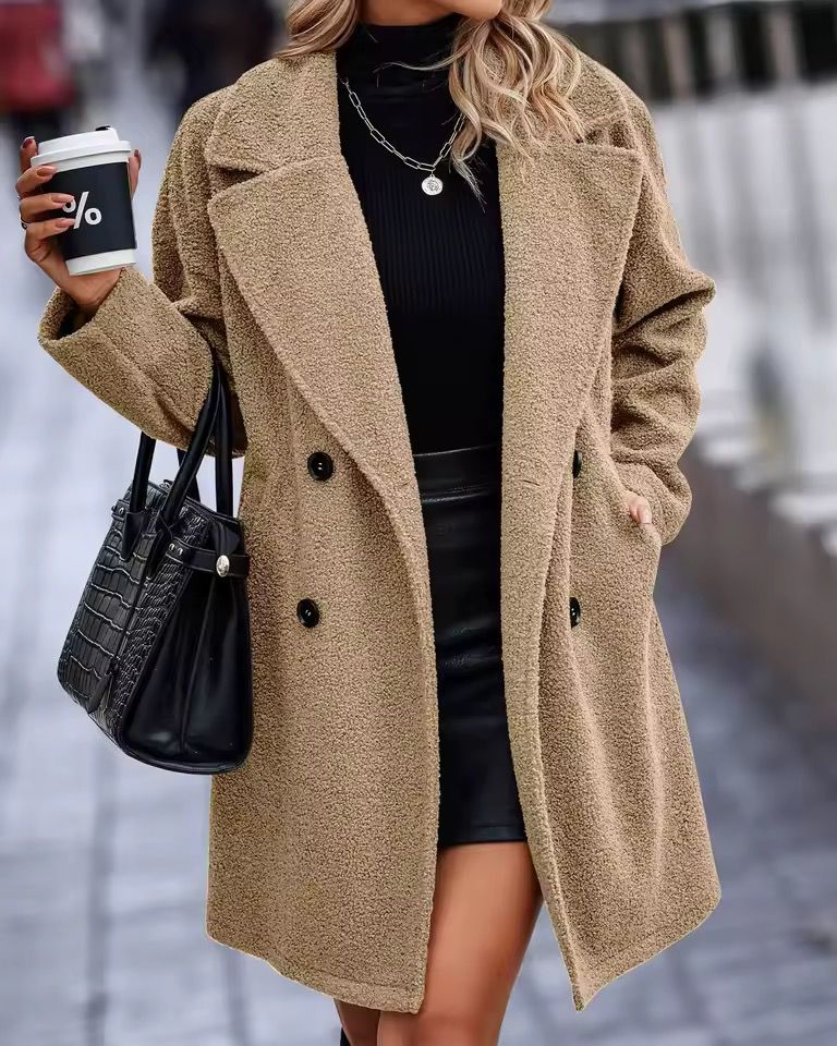Milena | Abrigo Elegante Estilo Bouclé