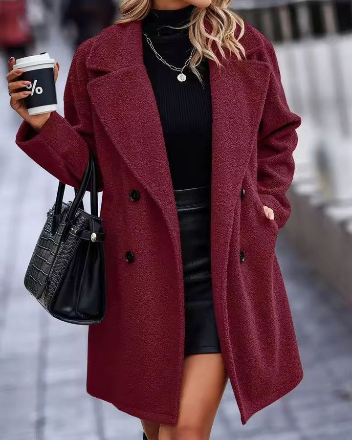 Milena | Abrigo Elegante Estilo Bouclé