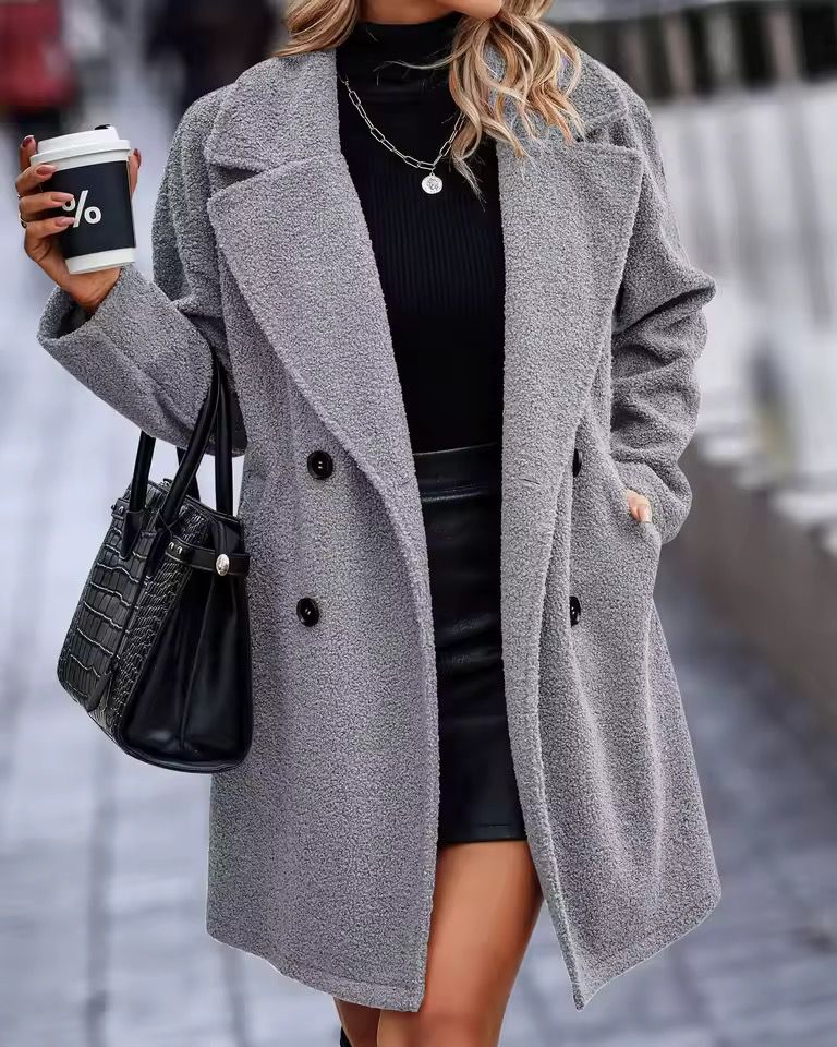Milena | Abrigo Elegante Estilo Bouclé