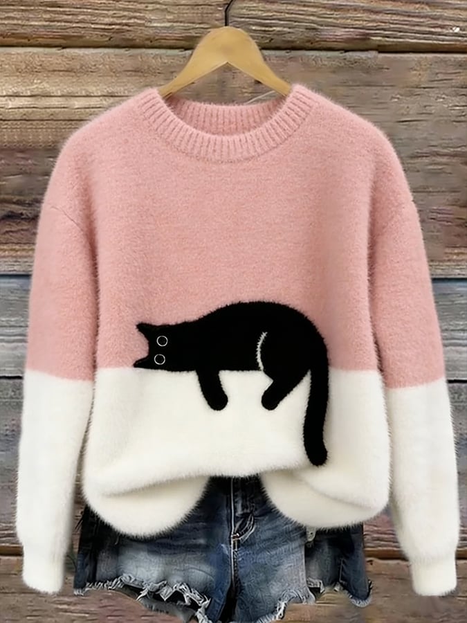 Arantzá | Sudadera para Mujer con Motivo de Gato