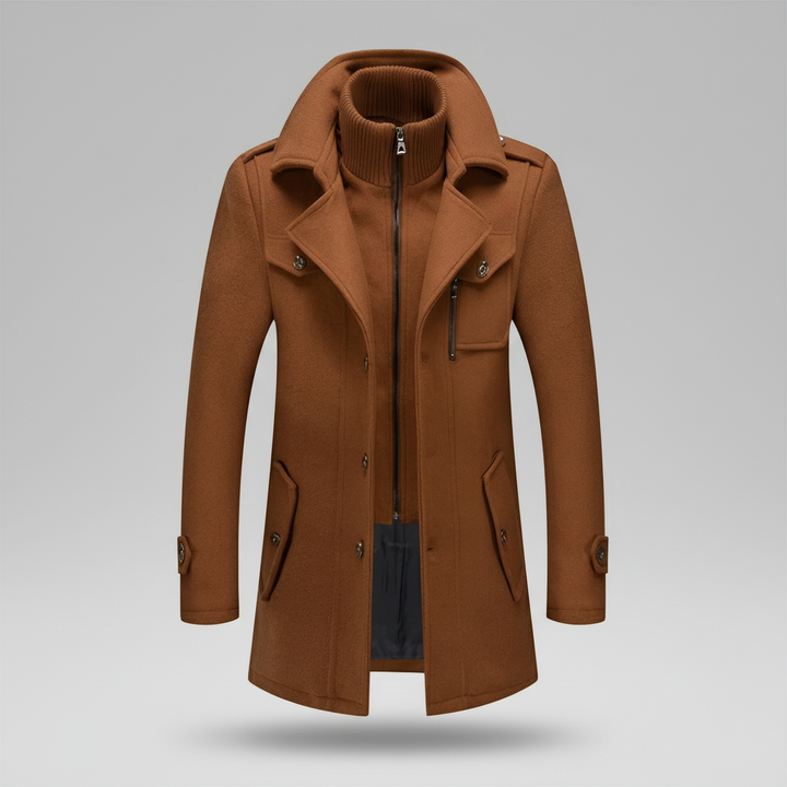 Silverio | Abrigo de Dos Piezas de Corte Refinado