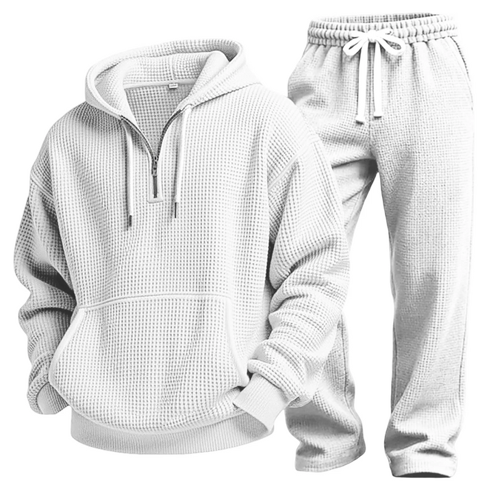 Eamon | Conjunto De Sudadera Y Joggers en Tejido Gofre