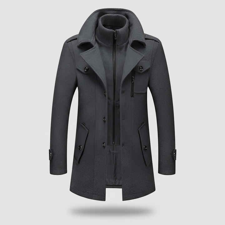 Silverio | Abrigo de Dos Piezas de Corte Refinado