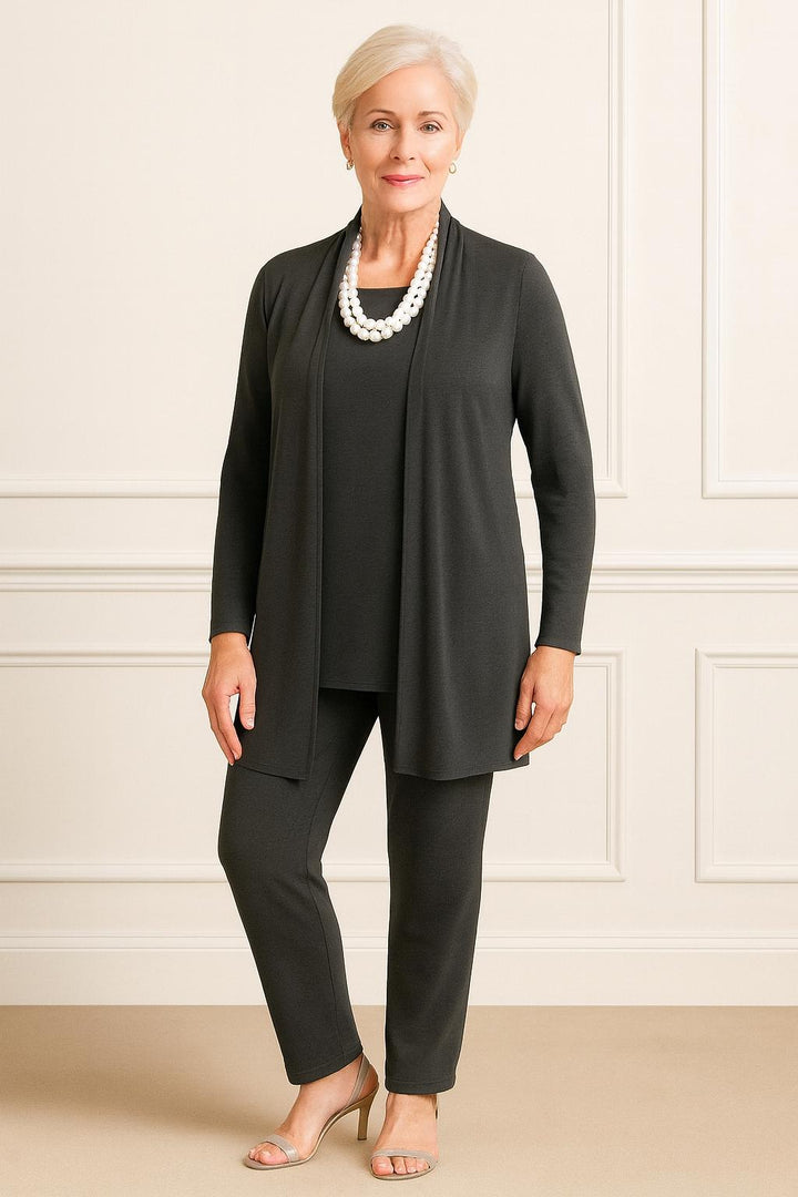 Rosy | Conjunto de Cárdigan, Top y Pantalones