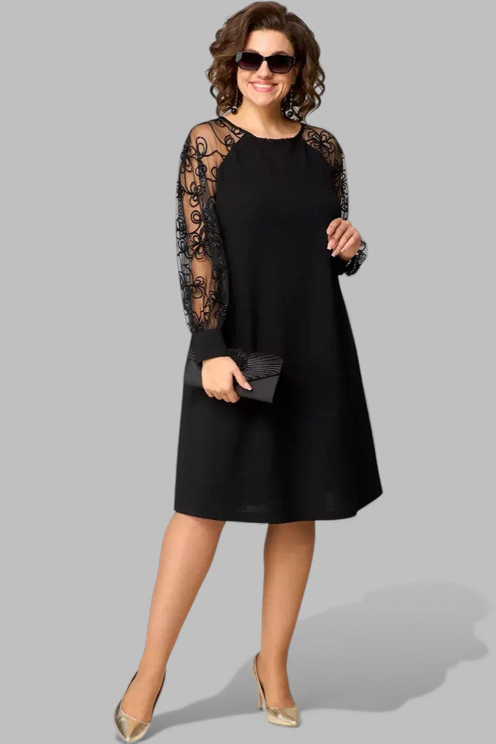 Celina | Vestido Midi Clásico para Ocasiones Especiales