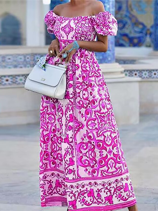 Amalfi | Vestido Maxi Elegante Sin Hombros