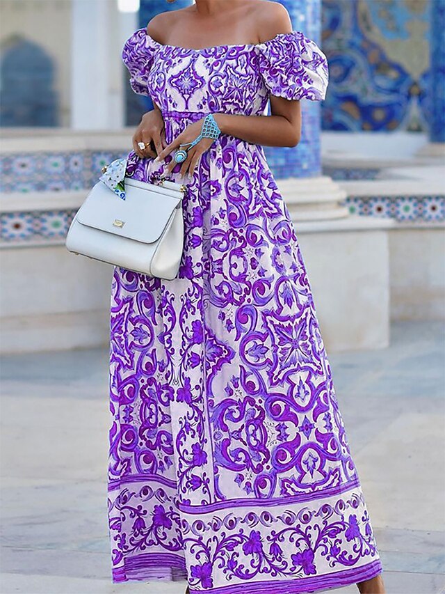 Amalfi | Vestido Maxi Elegante Sin Hombros